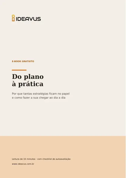 Capa do e-book Do plano à prática