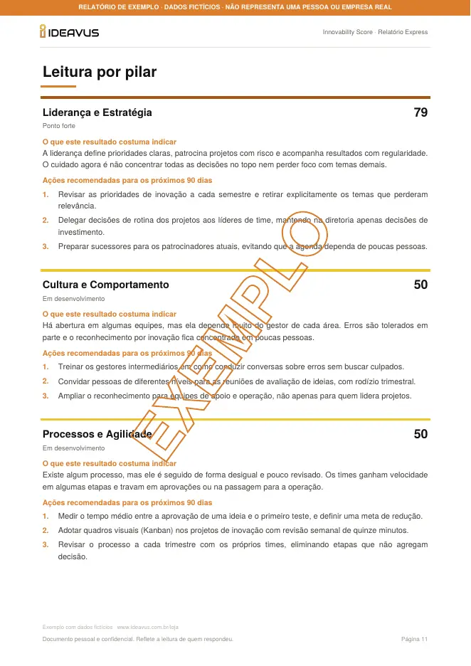 Leitura por pilar