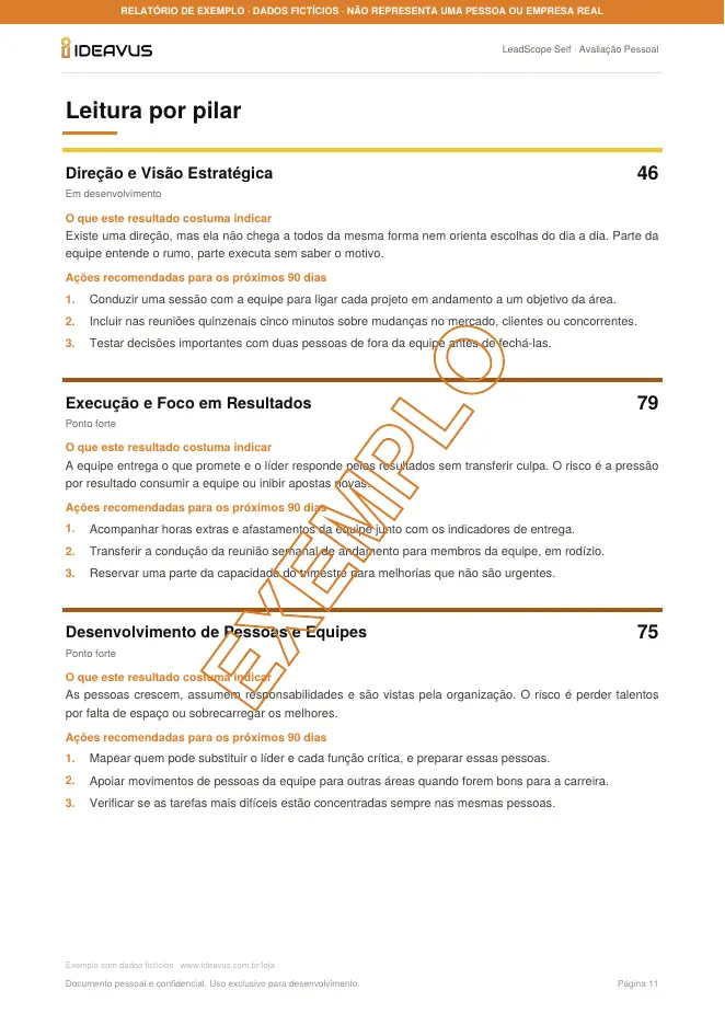 Leitura por pilar
